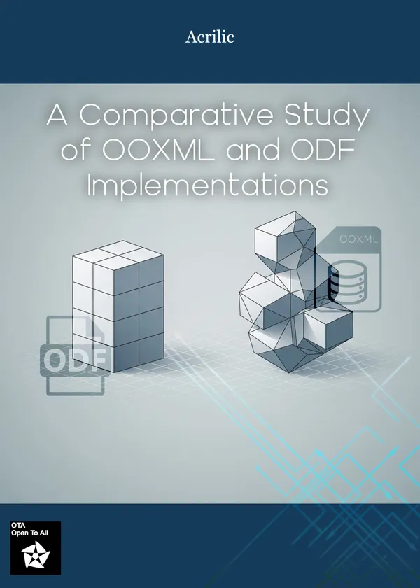 Cover of A Comparative Study of OOXML and ODF Implementations